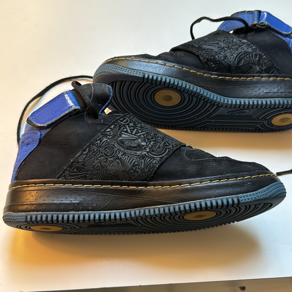 Air Jordan Fusion 20 black university blue retro 2008 size 9 - Picture 10 of 16